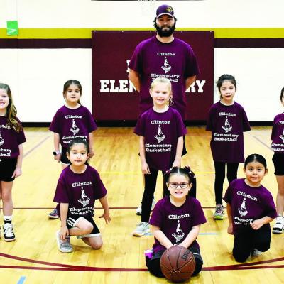 The Clinton Elementary girls’ Maroon Team