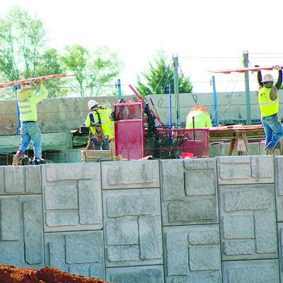 Bridge work continues