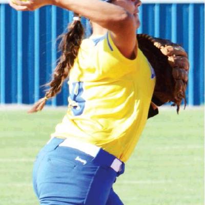 CDN | Collin Wieder Arapaho-Butler shortstop Abigail Casas sets up to throw to first base. Casas and the Lady Indians are 3-1 this week. Article Image Alt Text