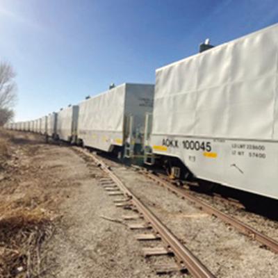 Farmrail is storing several rail cars full of coiled steel on the tracks along Gary Boulevard. CDN | Parker Adams Different rail cars explained