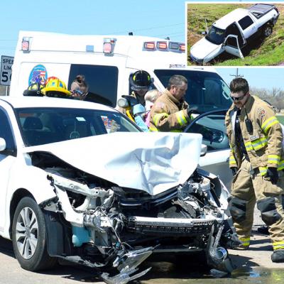 Accident east of Clinton