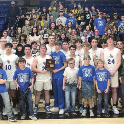 Class A No. 5 Arapaho-Butler poses with the cheering section after its win over Cheyenne-Reydon Saturday. CDN | Courtesy photo Fifth-ranked Arapaho-Butler routs Cheyenne-Reydon, 60-31