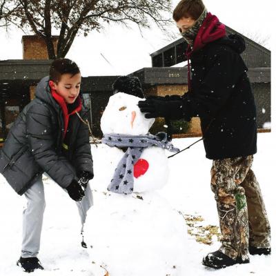 Building a snowman
