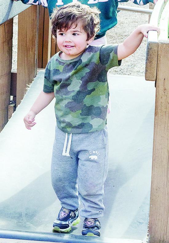 Bodhi Stewart enjoys a day playing at the M.T. and Helen Gholston Children’s Park at Acme Brick Park. CDN | Sam Goodwyn Bodhi Stewart enjoys a day playing at the M.T. and Helen Gholston Children’s Park at Acme Brick Park. CDN | Sam Goodwyn
