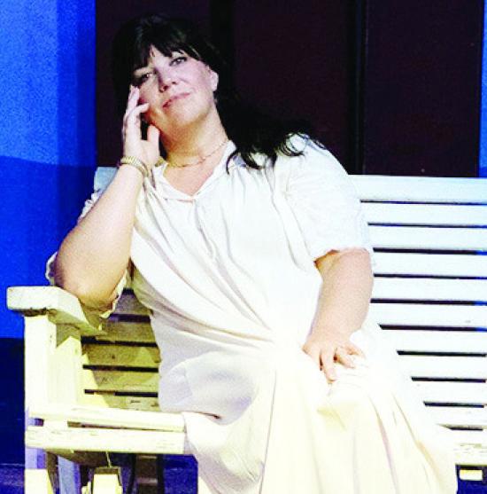 Ashley Underwood performs on stage in the production of “Bridges of Madison County” in the Red Carpet Community Theater in Elk City. CDN | Courtesy photo Ashley Underwood performs on stage in the production of “Bridges of Madison County” in the Red Carpet Community Theater in Elk City. CDN | Courtesy photo